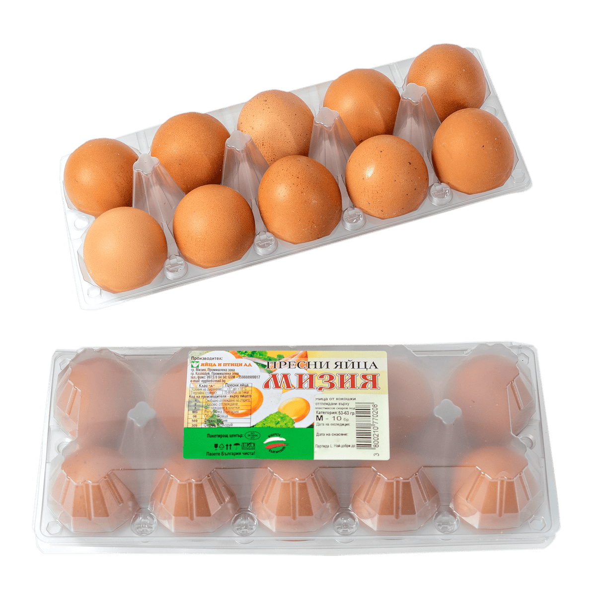 Яйца МИЗИЯ М 10 бр.