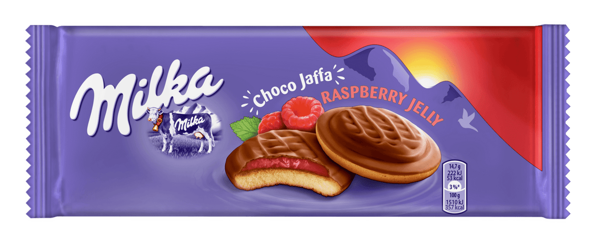 Бисквити MILKA chocojaffa малина 147 г