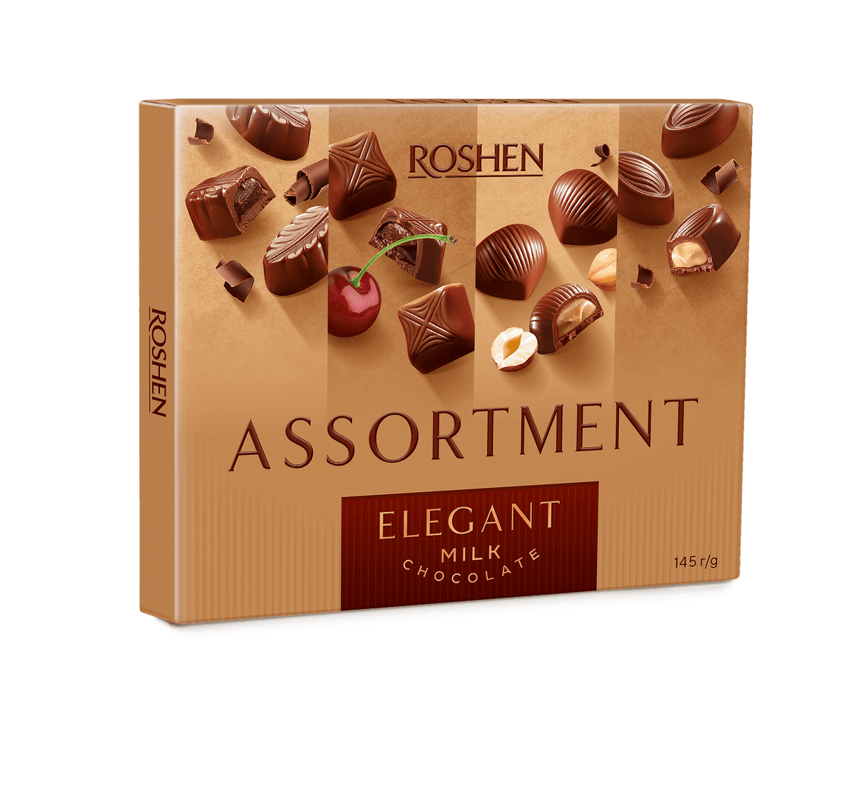 Бонбони ROSHEN Assortment Elegant Milk Chocolate 145 г