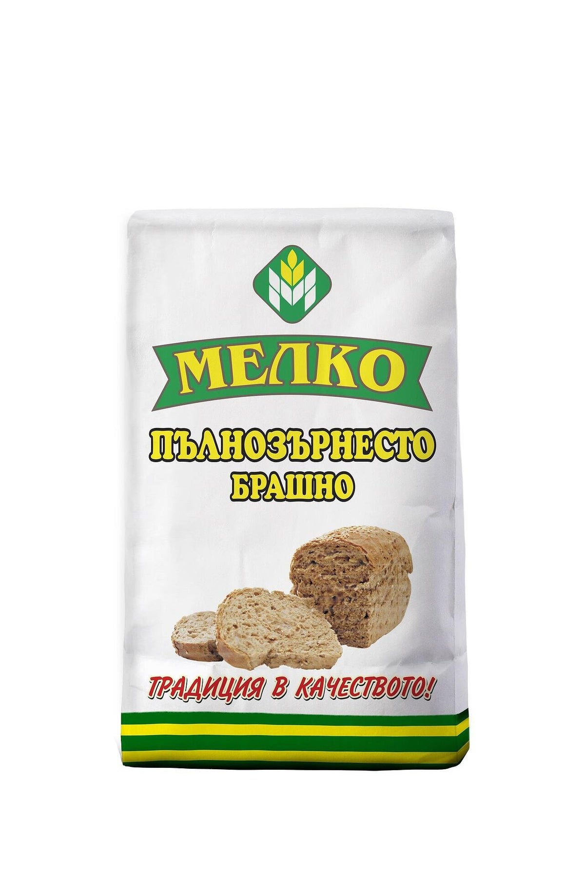 Брашно МЕЛКО пълнозърнесто 1 кг