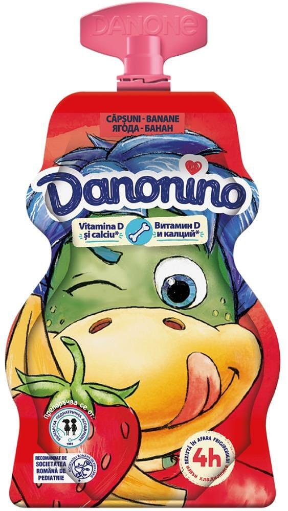 DANONINO ягода и банан 70 г
