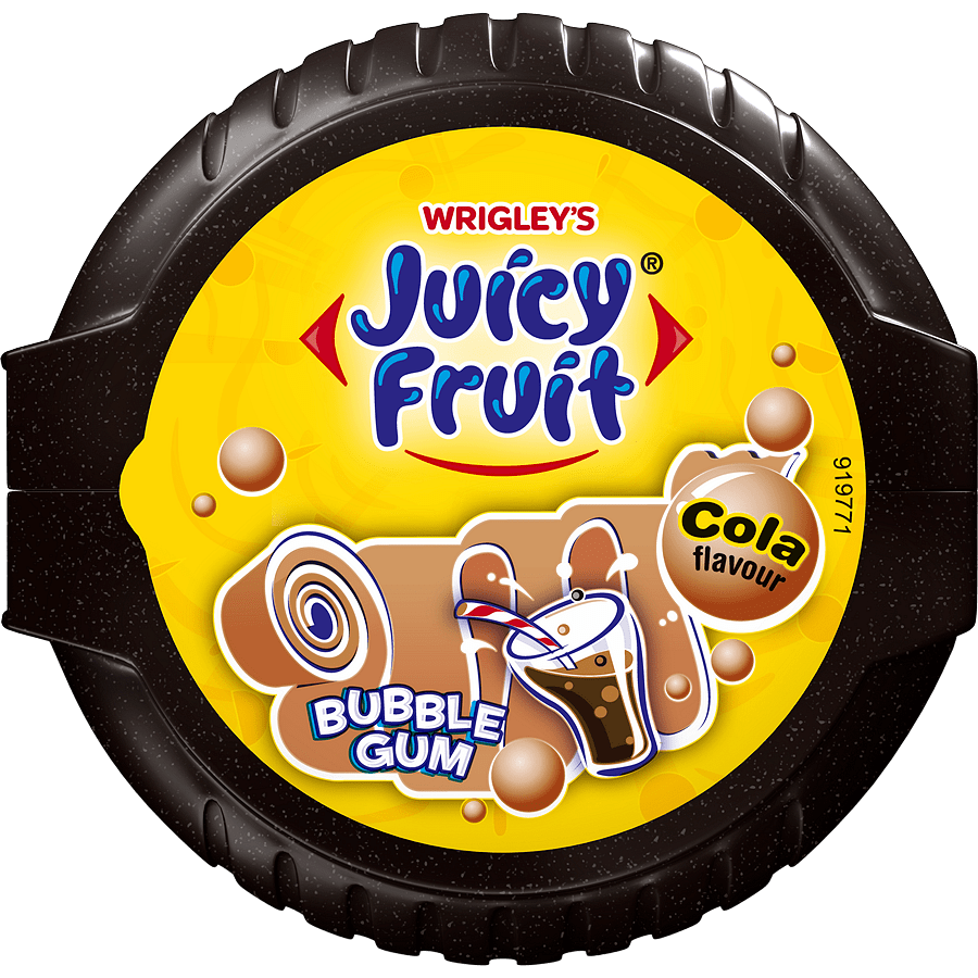 Дъвки WRIGLEY'S Juicy Fruit Cola ролка 56 гр.
