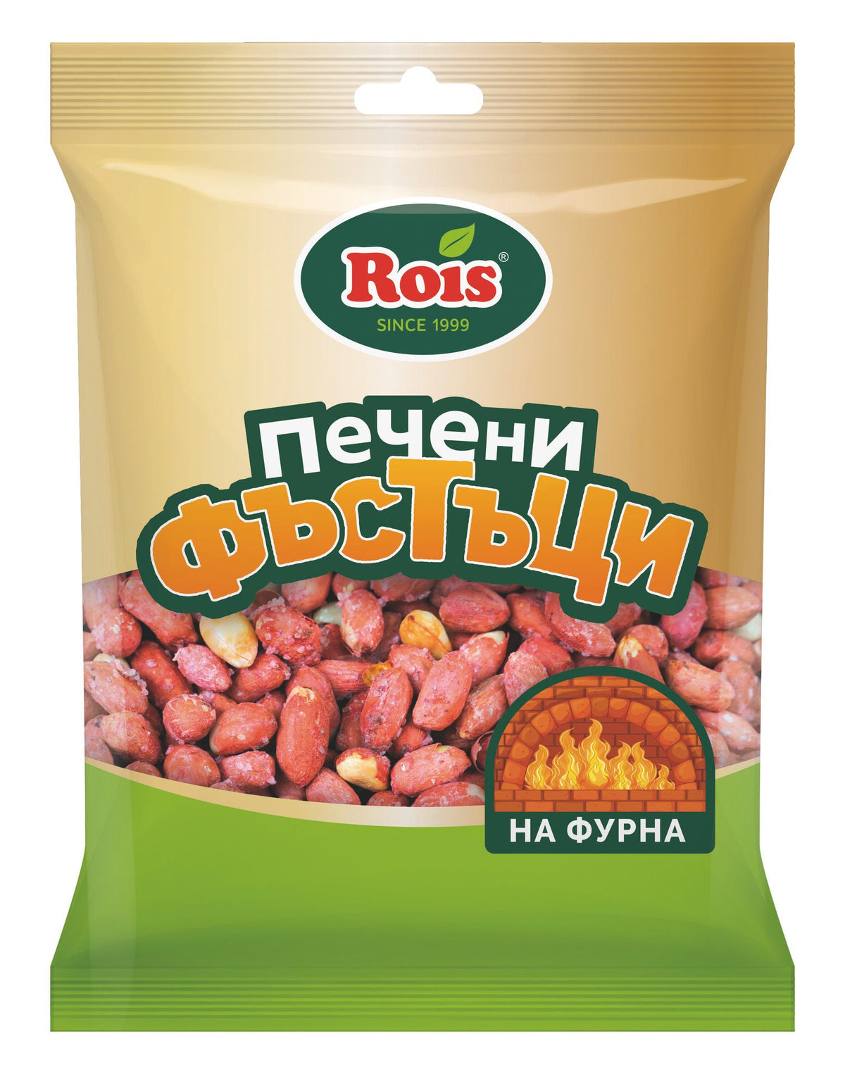 Фъстък ROIS печен едър 160 г