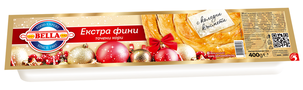 Фини точени кори БЕЛЛА 400 г