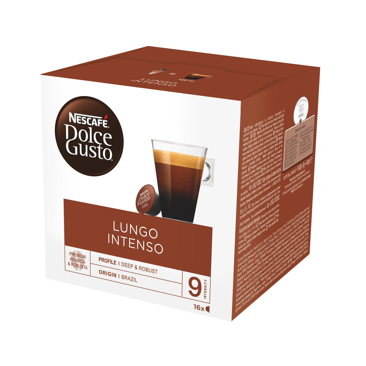 Кафе капсули NESCAFE Dolce Gusto Lungo Intenso 16 бр.