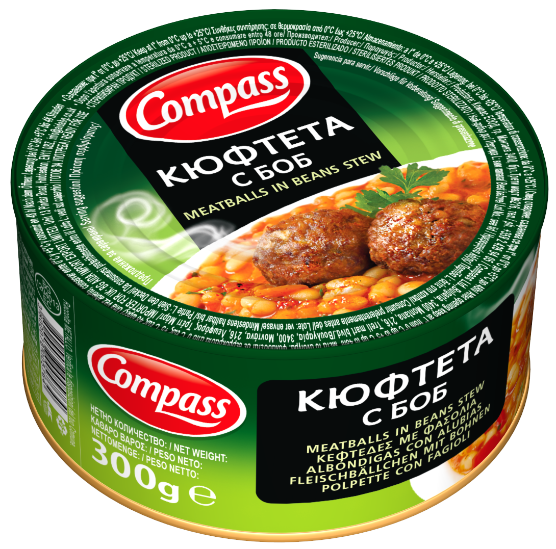 Кюфтета COMPASS с боб 300гр
