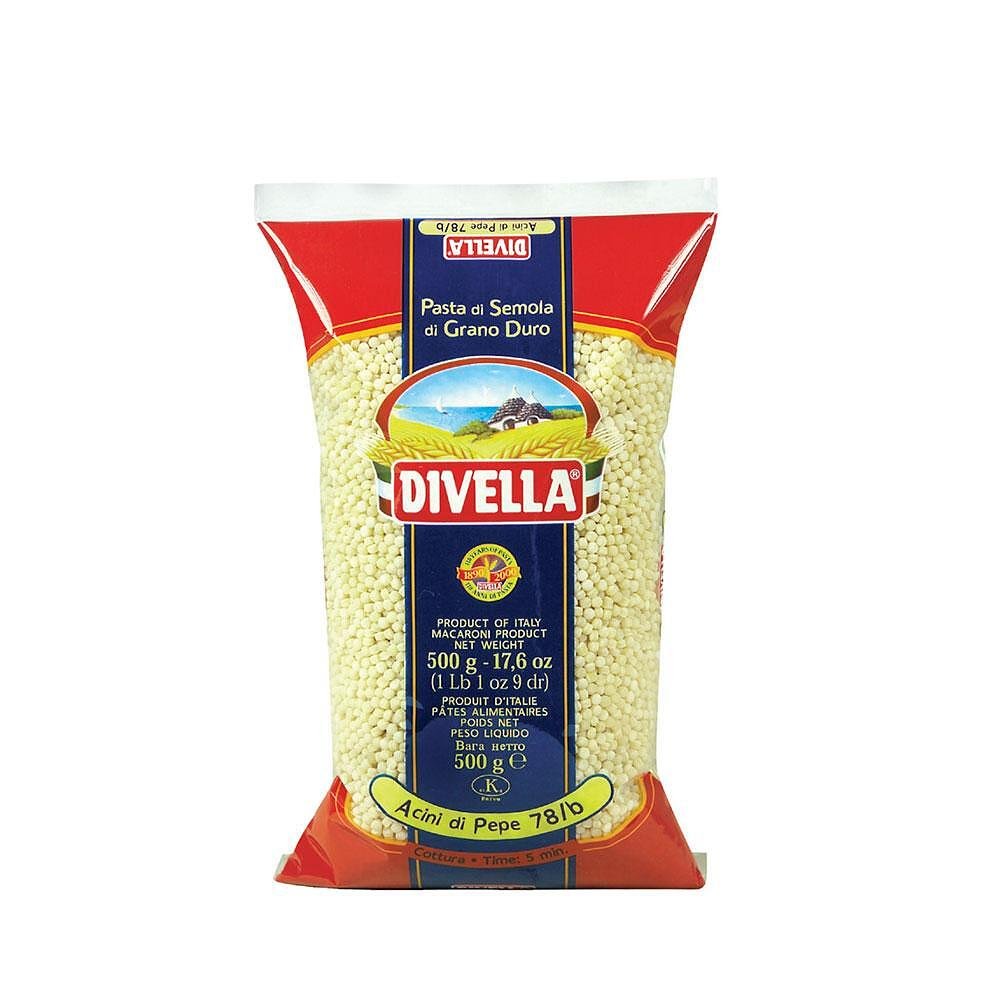 Кус кус DIVELLA Acini di Pepe 78/b 500 гр.