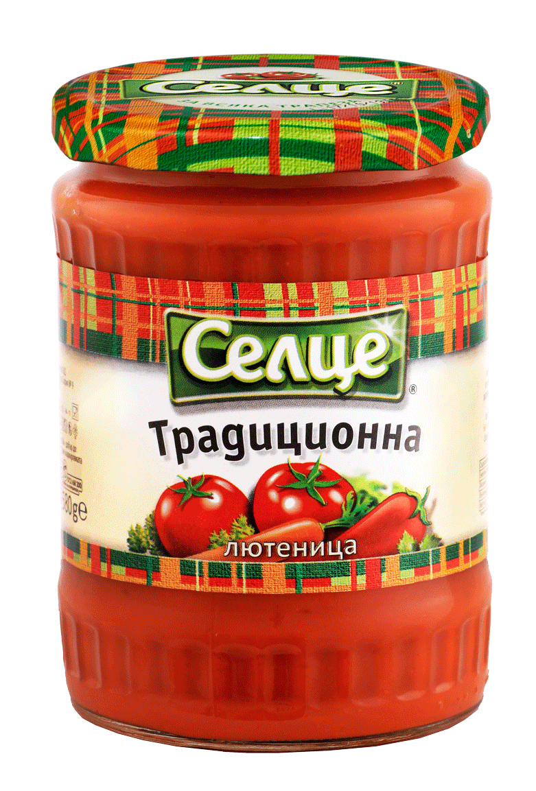 Лютеница СЕЛЦЕ традиционна 580 г