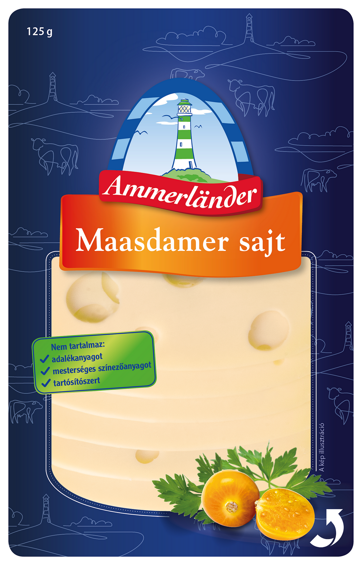 Маасдамер AMMERLANDER слайс 150 г