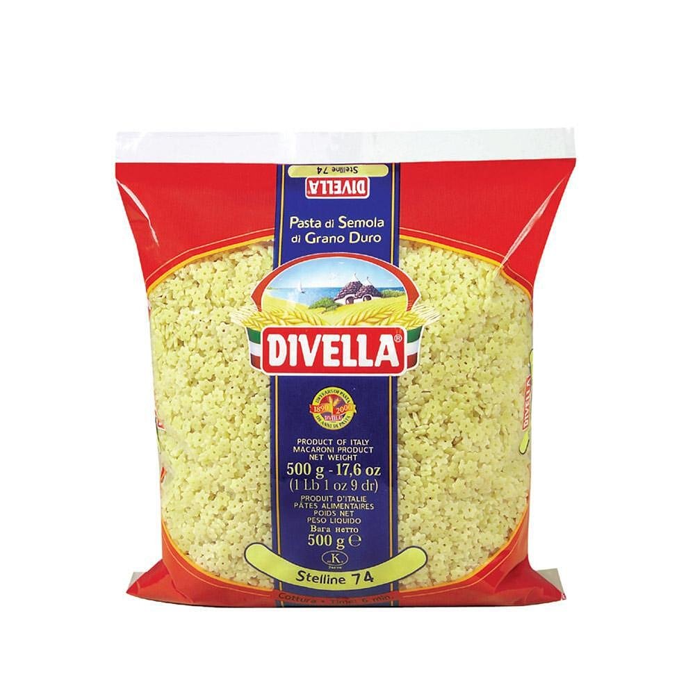 Макарони DIVELLA Steline 74 500 гр.