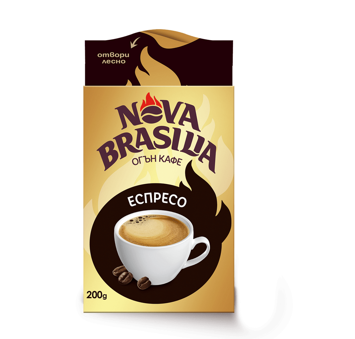 Мляно кафе Nova Brasilia Еспресо 200 г