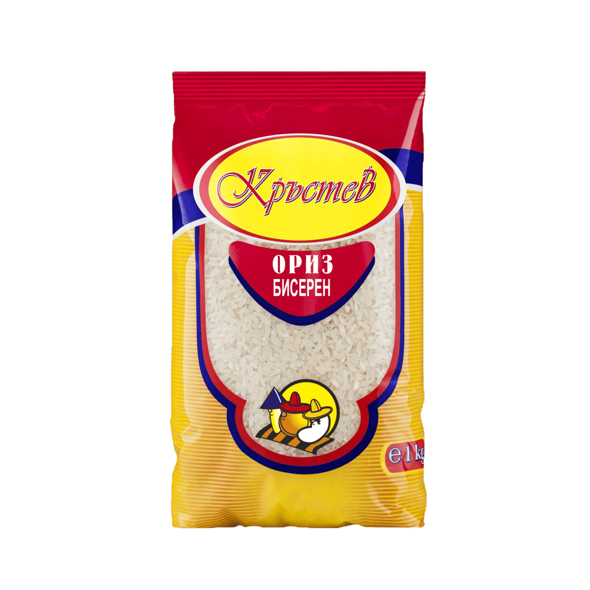 Ориз КРЪСТЕВ бисерен 1 кг