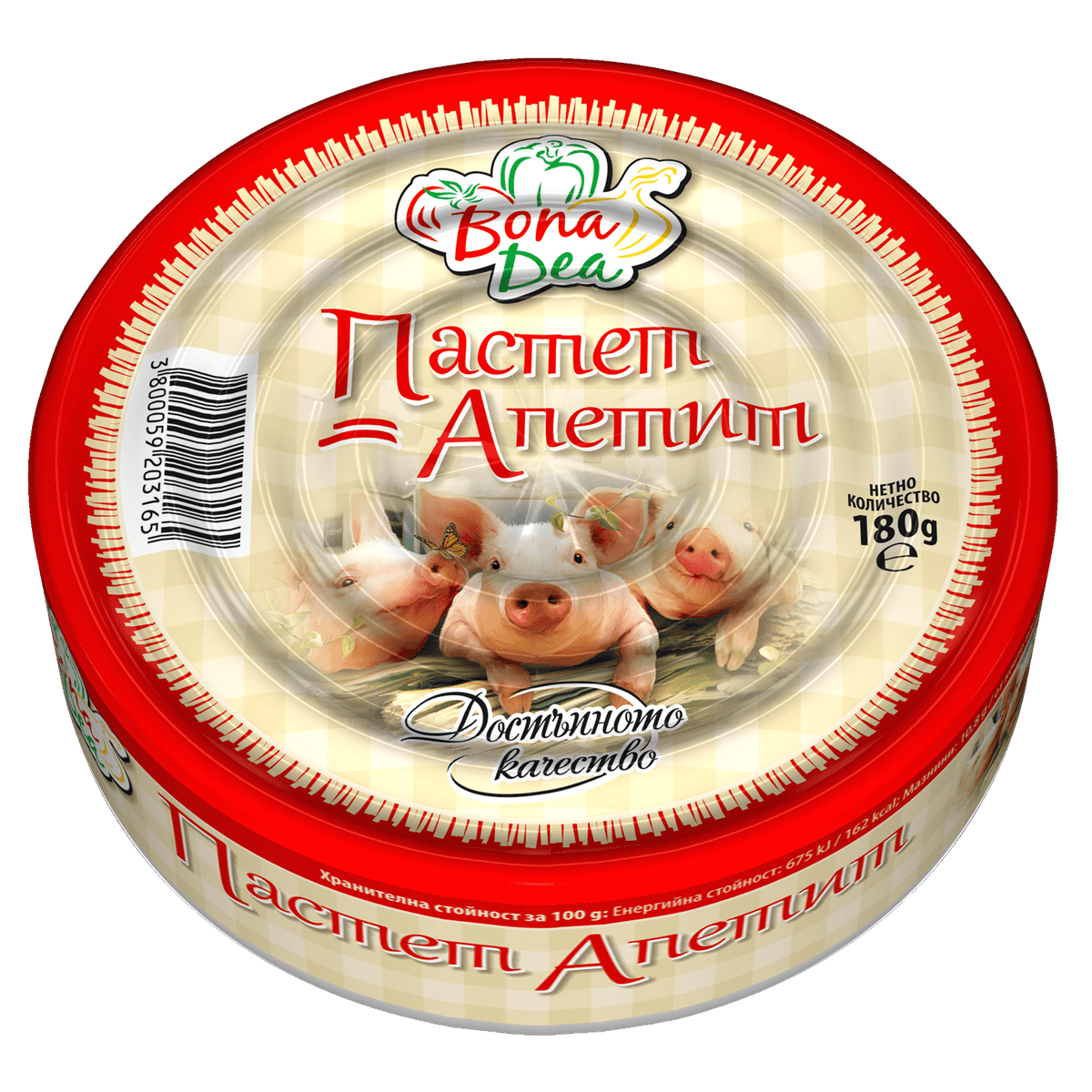 Пастет BONA DEA Апетит 180 г