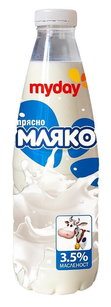 Прясно мляко MY DAY 3,5% 1 л