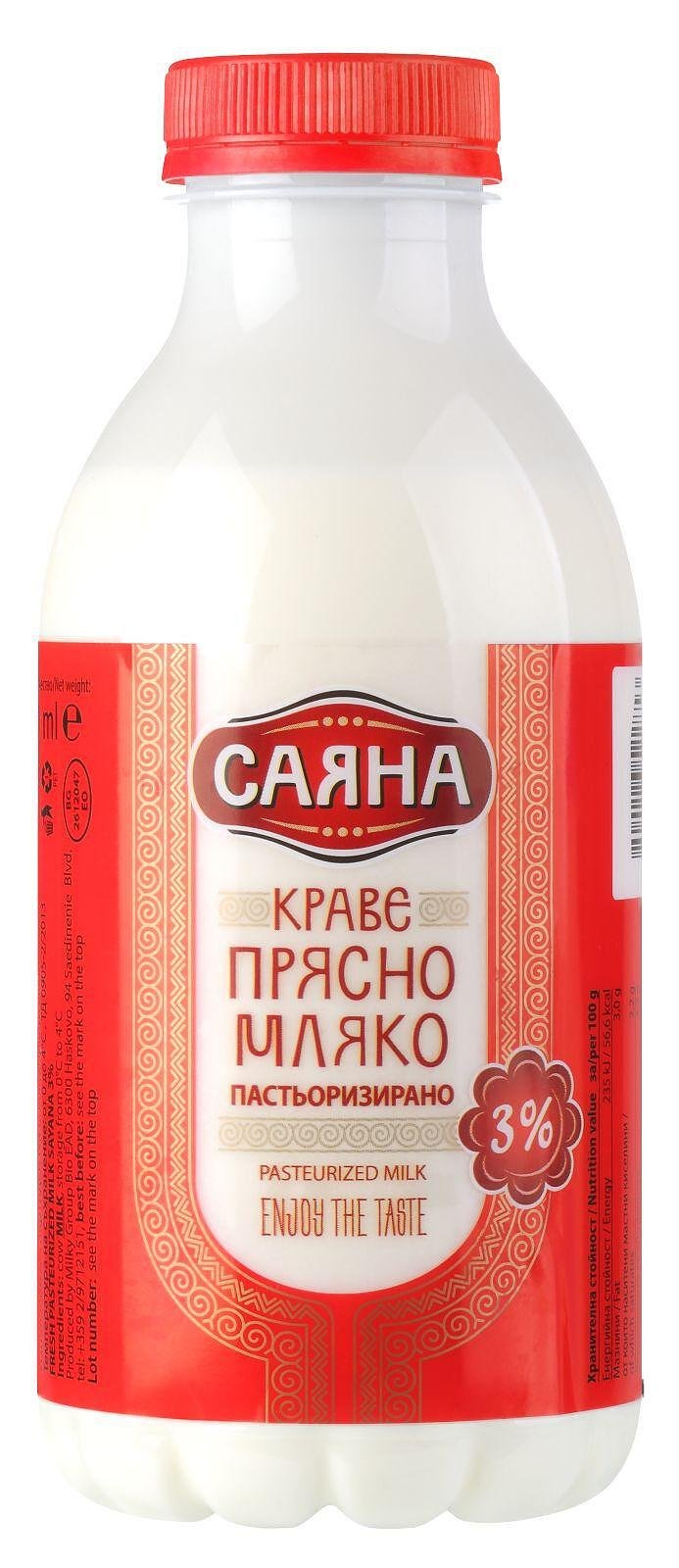 Прясно мляко САЯНА 3% 500 мл