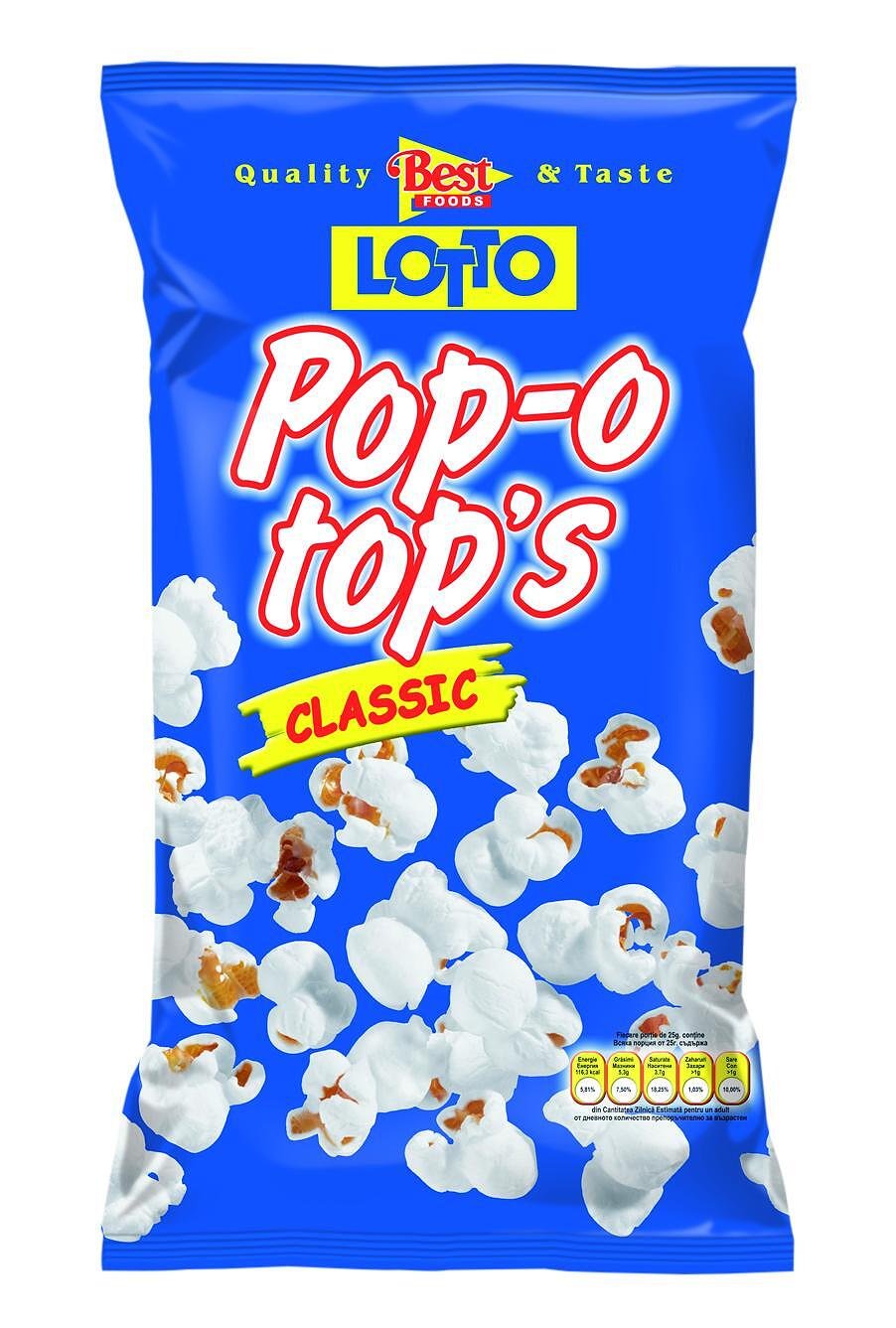 Пуканки POP-O-TOP'S класически 70г