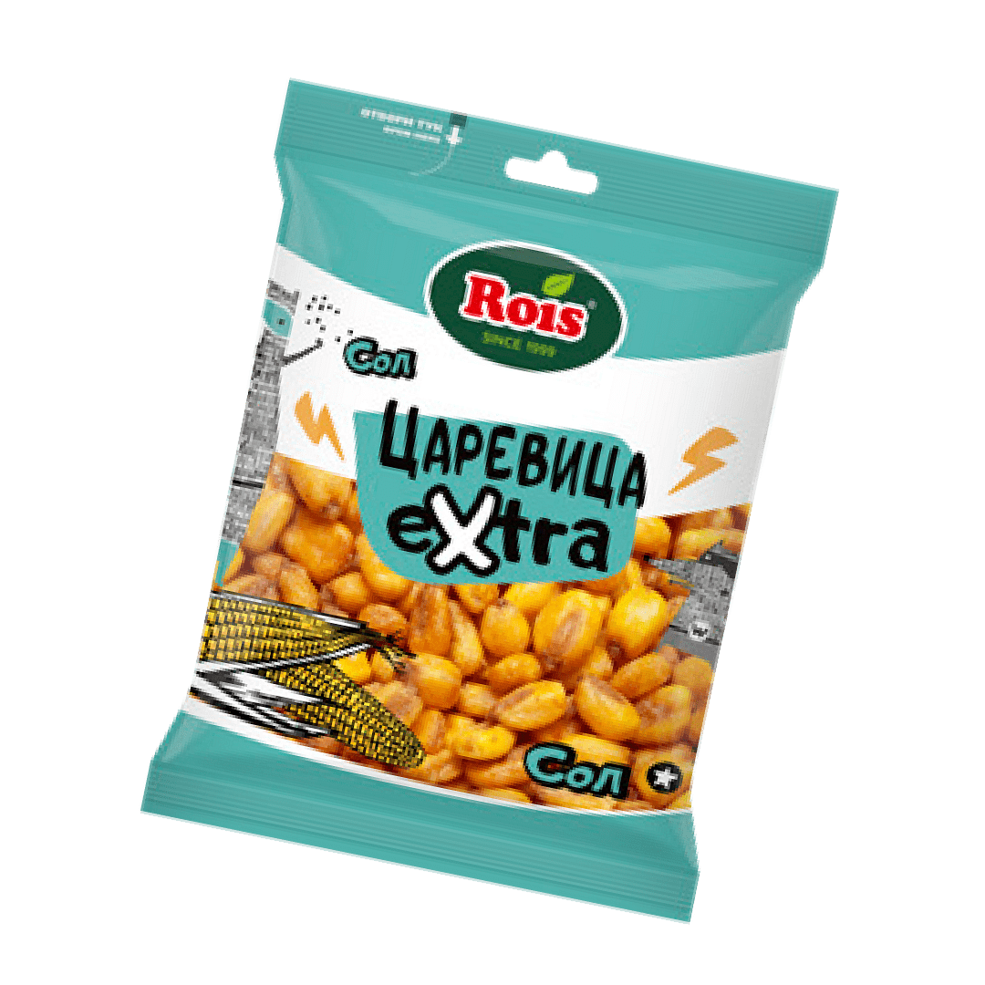 ROIS Печена царевица Extra със сол 90 гр.
