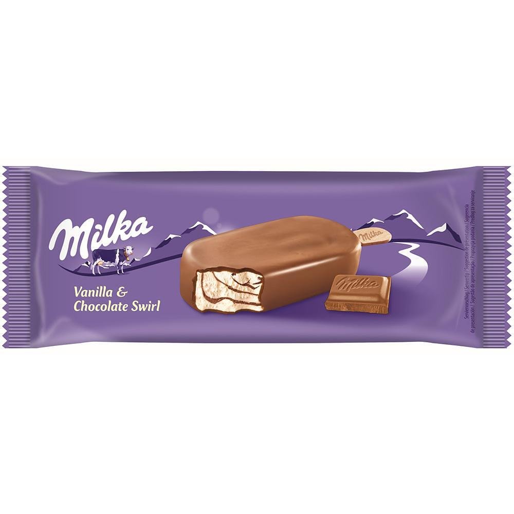 Сладолед MILKA ванилия и шоколад 71гр