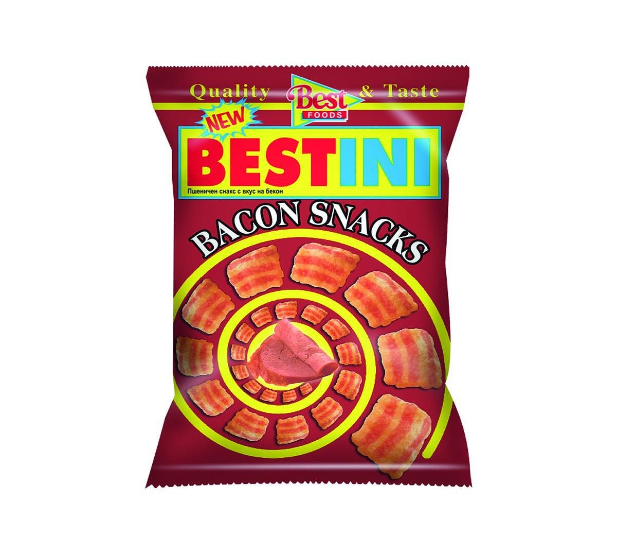 Снакс BESTINI бекон 80г