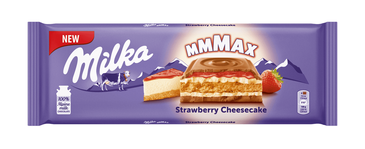Шоколад MILKA Чийзкейк ягода 300 г