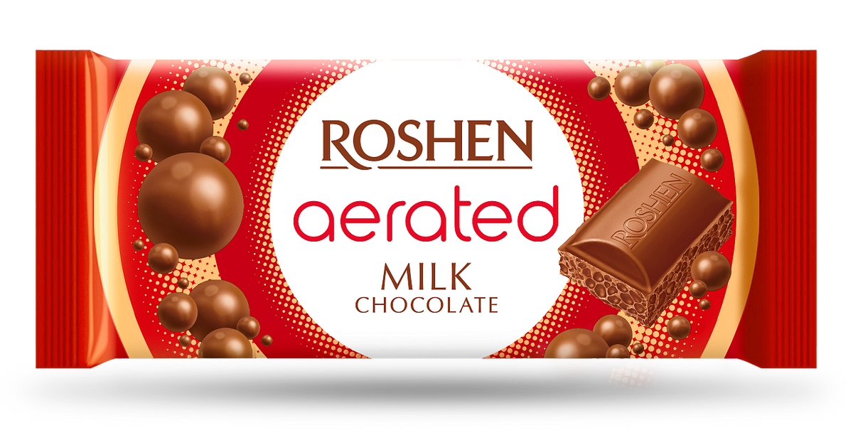 Шоколад ROSHEN Bubble Milk Chocolate 80 г