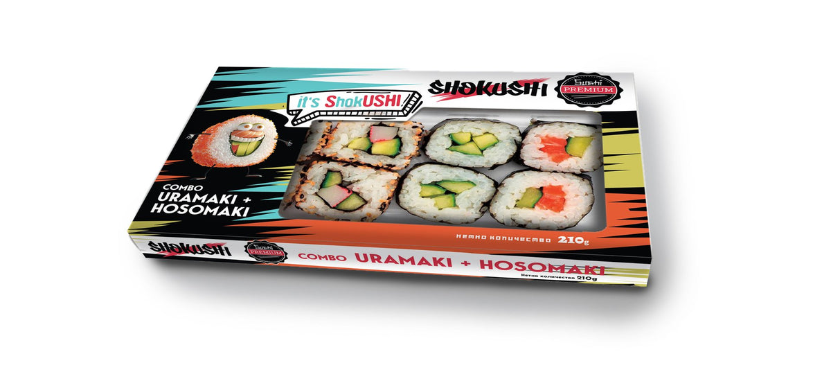 Суши сет Урамаки+Хосомаки SHOKUSHI 210гр