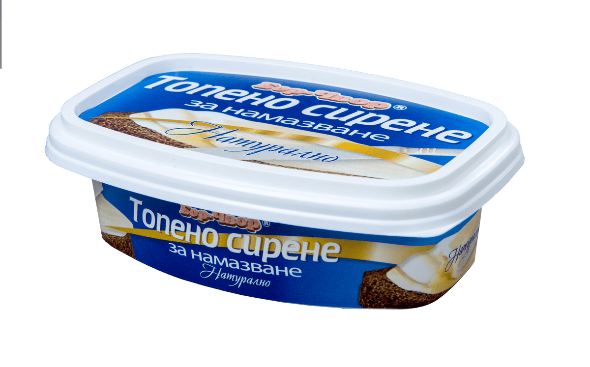 Топено сирене БОР-ЧВОР натурално за мазане 150 г
