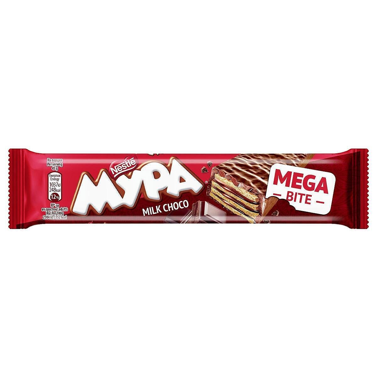Вафла МУРА® MEGABite Шоколад 45g