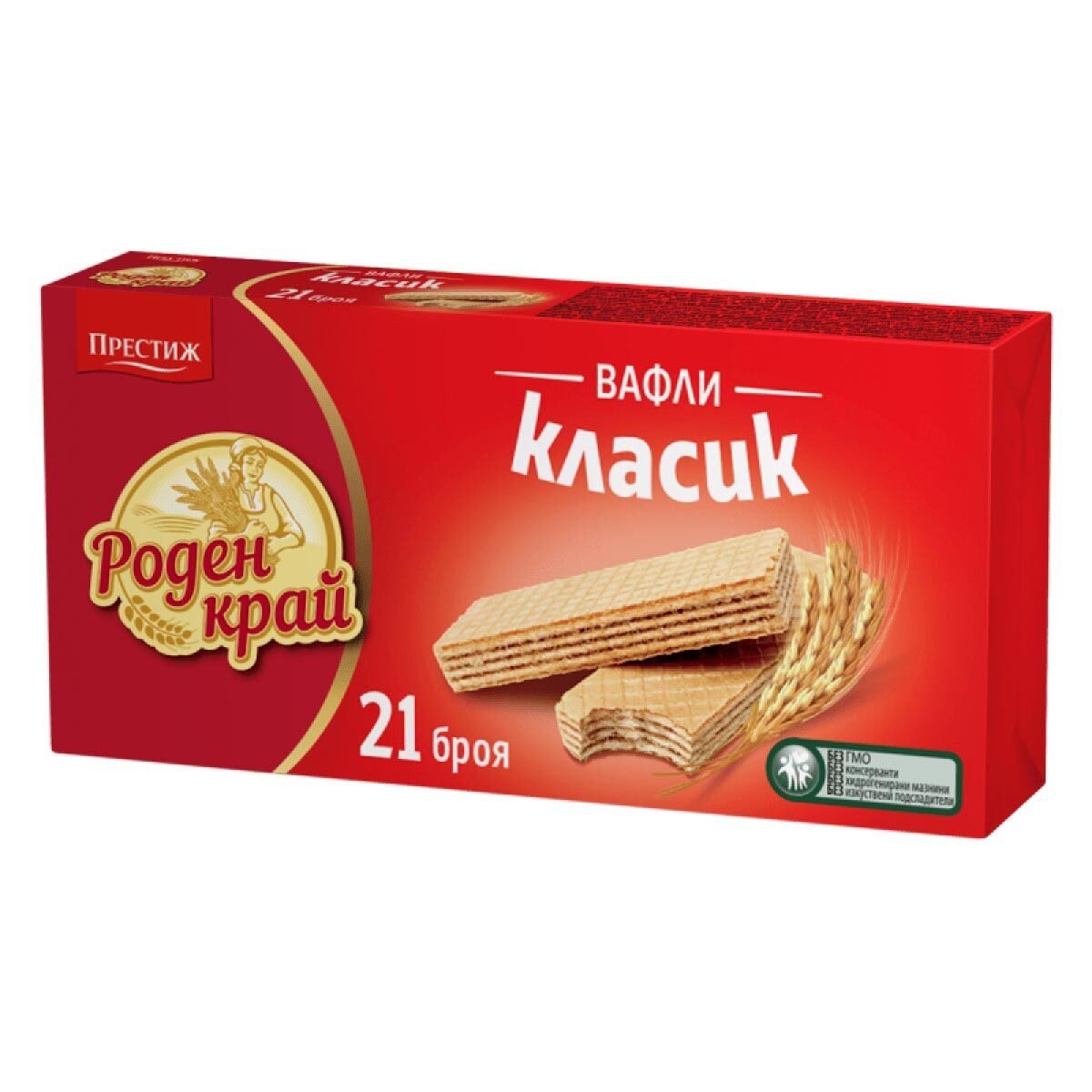Вафли РОДЕН КРАЙ класик 21 бр.