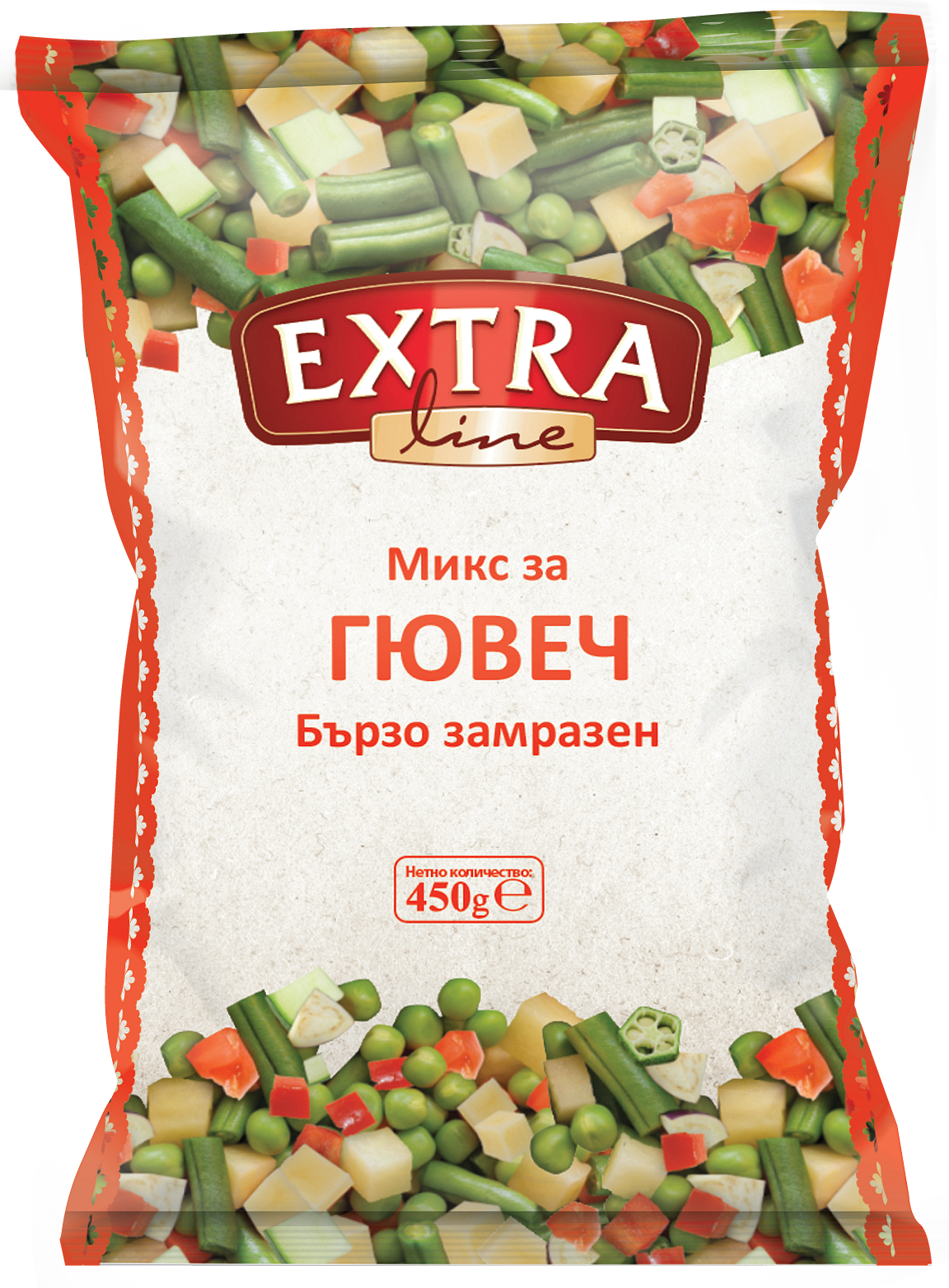 Замразен зеленчуков микс гювеч EXTRA LINE 450 г