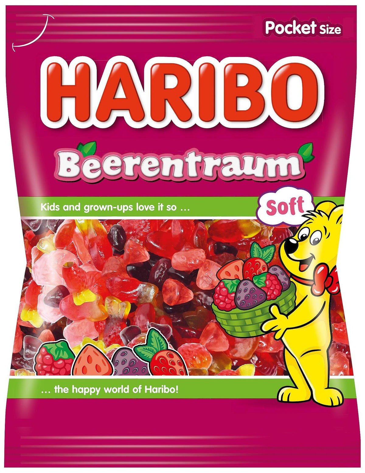Желирани бонбони HARIBO плодчета 100 г