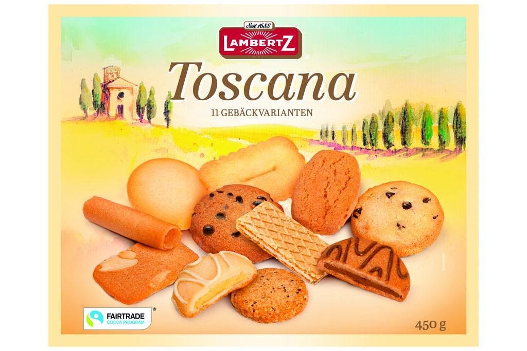 Бисквити LAMBERTZ TOSKANA 450 гр.
