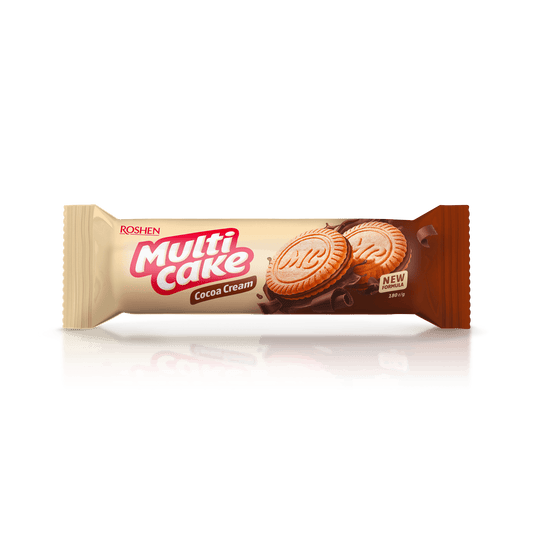 Бисквити ROSHEN Multi Cake Cocoa Cream180 г