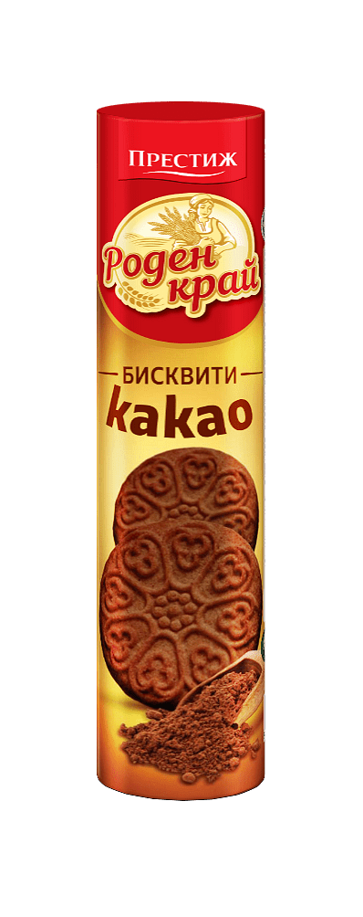 Бисквити РОДЕН КРАЙ какао 170гр