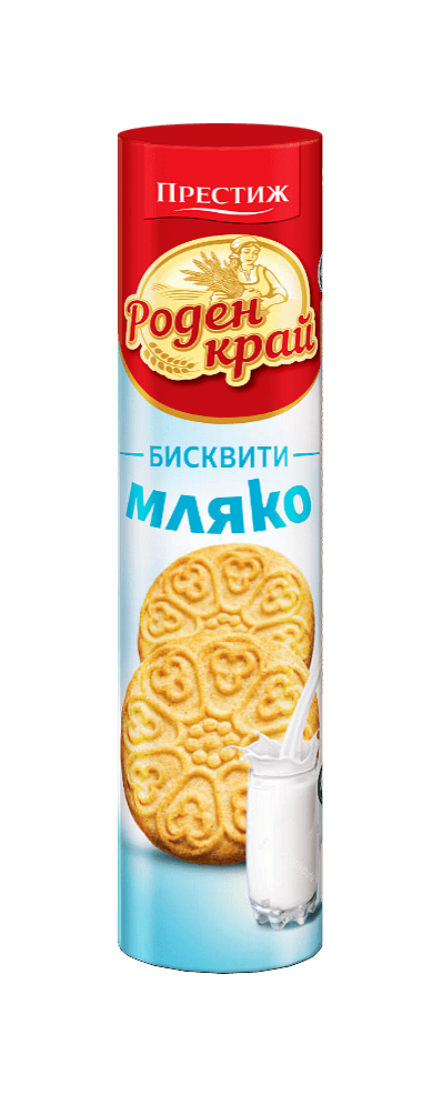Бисквити РОДЕН КРАЙ мляко 165гр