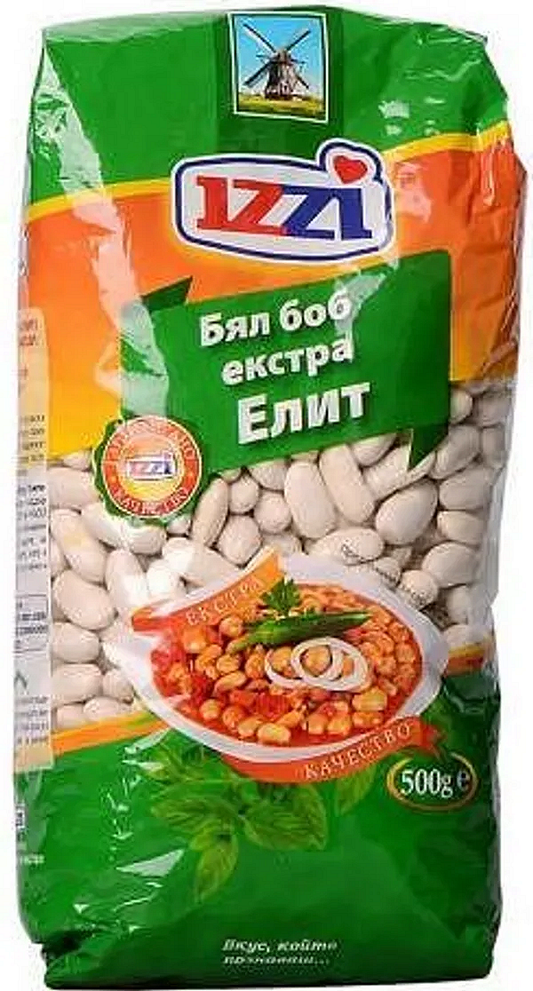 Боб IZZI Бял екстра Елит 500 гр.