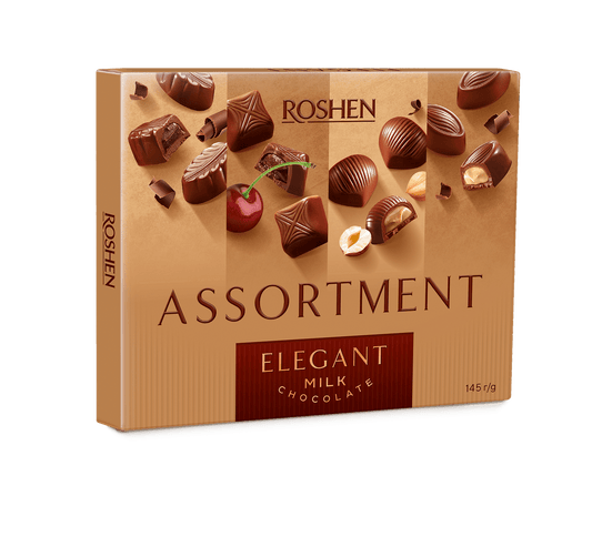 Бонбони ROSHEN Assortment Elegant Milk Chocolate 145 г