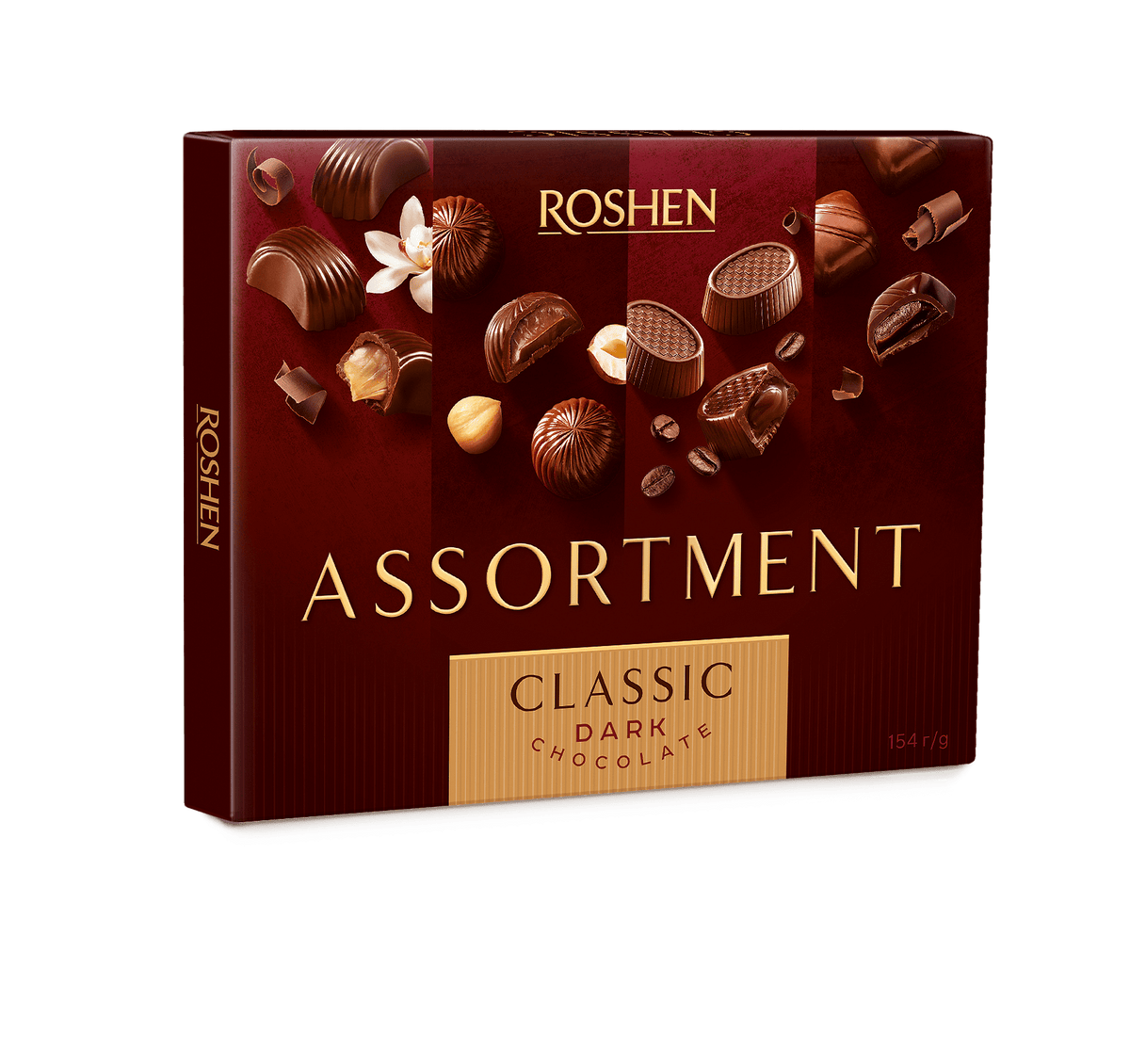 Бонбони ROSHEN Assortment Classic Dark Chocolate 154 г