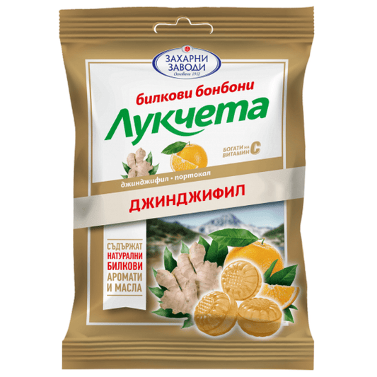 Бонбони ЛУКЧЕТА джинджифил 85 гр
