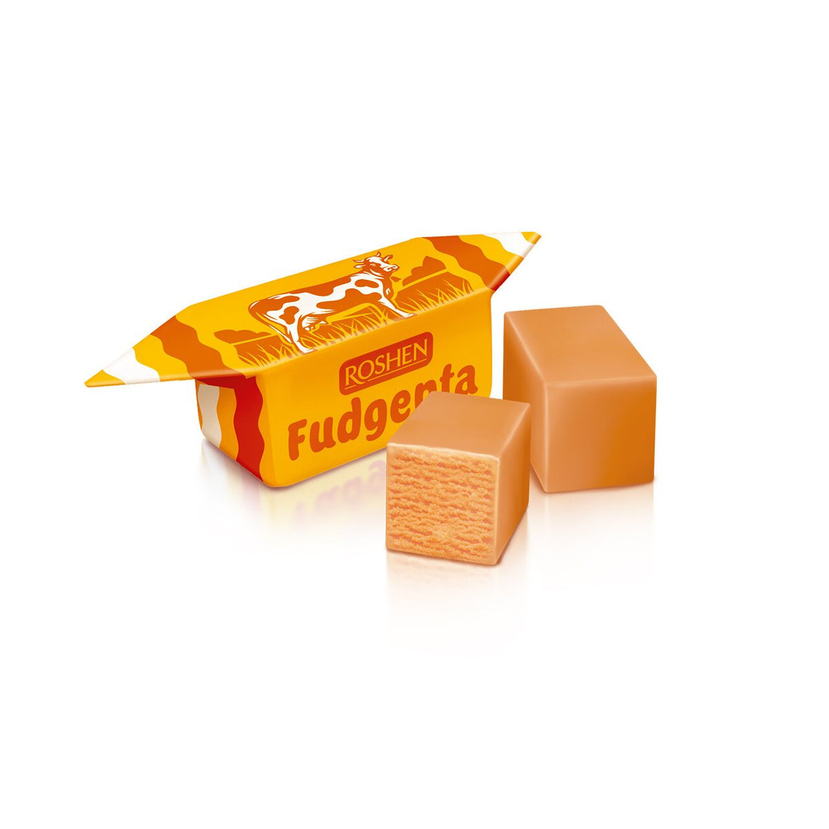Бонбони с млечен фъдж "FUDGENTA", на грамаж
