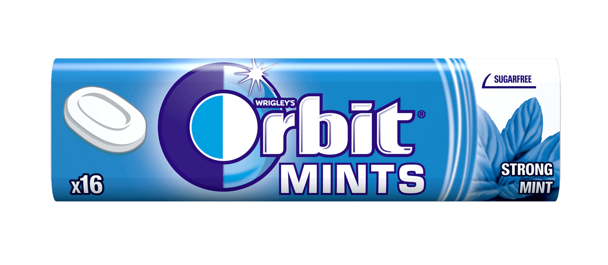 Бонбони ORBIT STRONG MINTS, 28 г