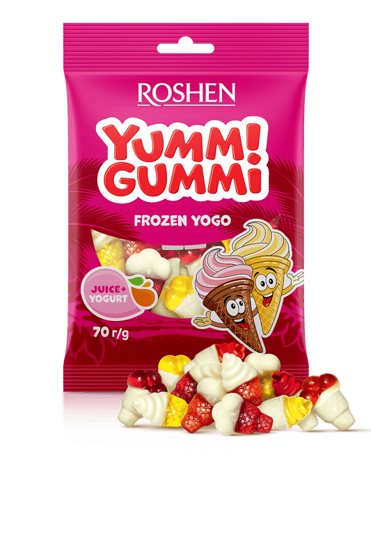 Бонбони YUMMI GUMM жели.frozen yogo 70г