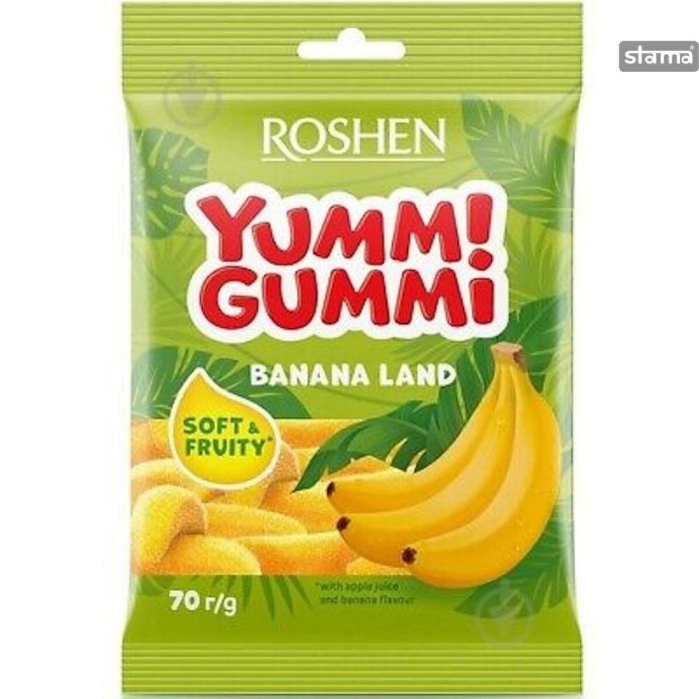 Бонбони YUMMI GUMM желирани Banana Land 70 гр