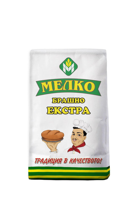Брашно МЕЛКО екстра 1 кг.