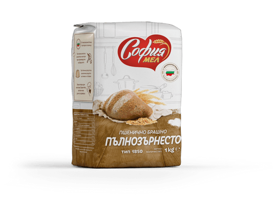Брашно СОФИЯ МЕЛ пълнозърнесто ТИП 1850 1 кг