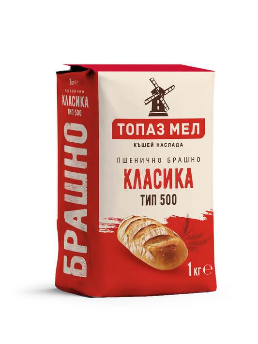 Брашно ТОПАЗ МЕЛ класика тип 500 1 кг