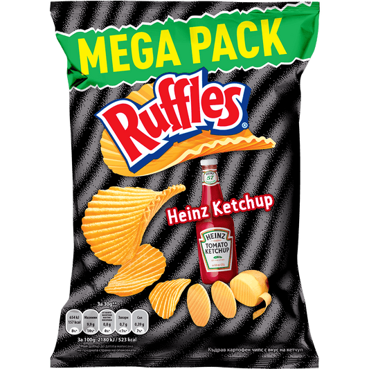 Чипс RUFFLES с кетчуп Heinz 260 г