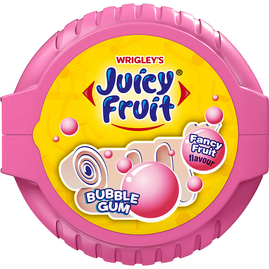 Дъвки Juicy Fruit fancy fruit ролка 56гр