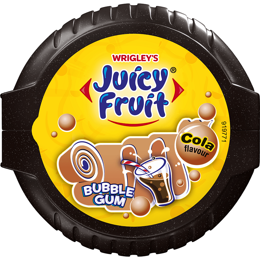 Дъвки Juicy Fruit кола ролка 56 гр.