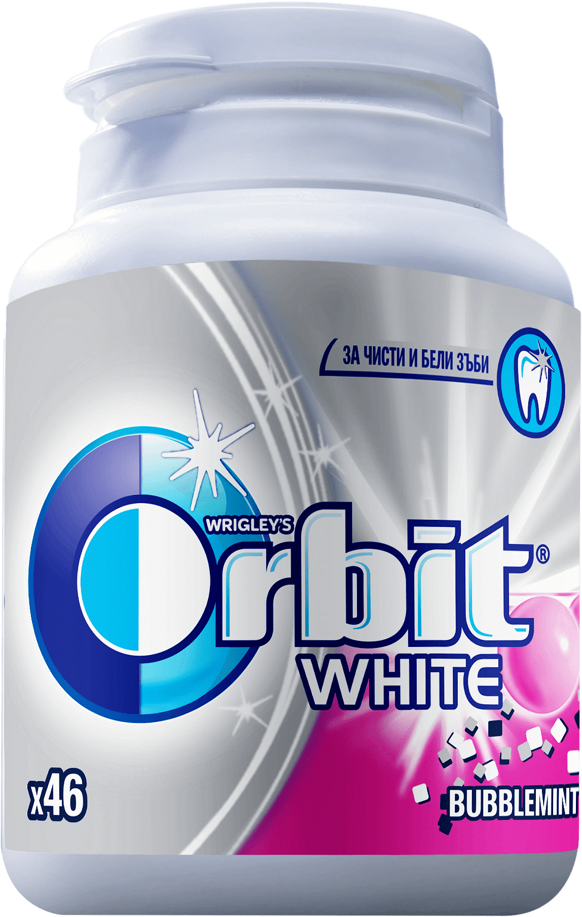 Дъвки ORBIT bubble bottle 46 дражета